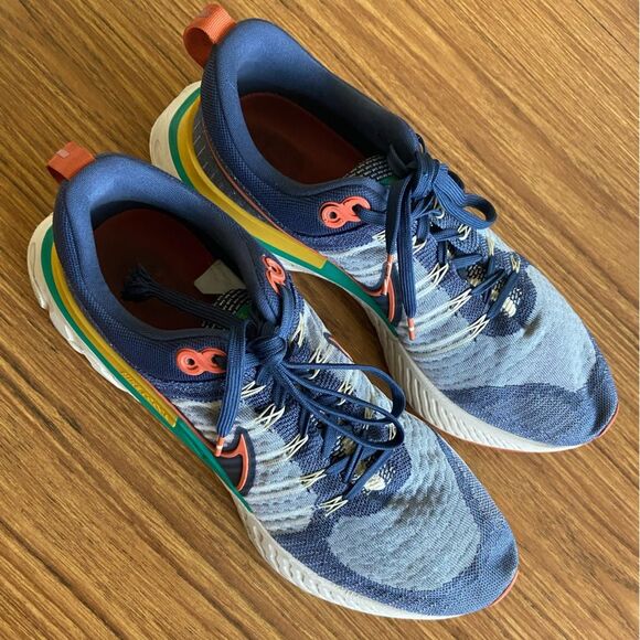 Nike - Infinity React Flyknit ‘Denim’ Running Shoes 06.1972 - Men’s size 13 - Picture 2 of 16